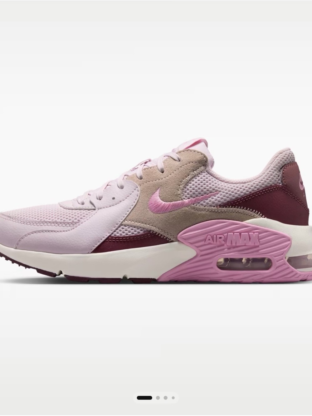 Air Max Women’s Athletic Sneakers - Lilac & white